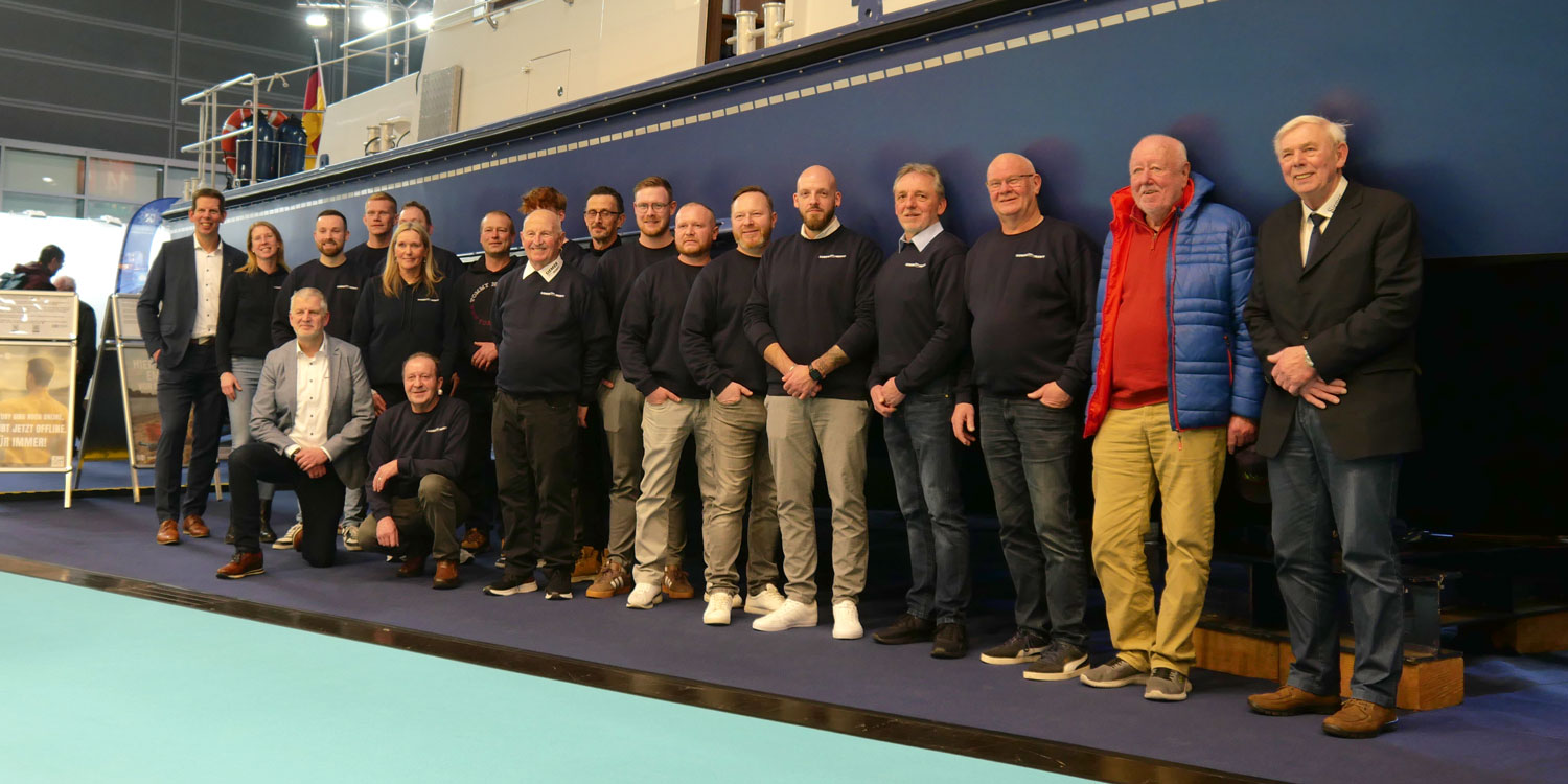 Siemer Werft Barßel-Reekenfeld - Gruppenfoto des Teams